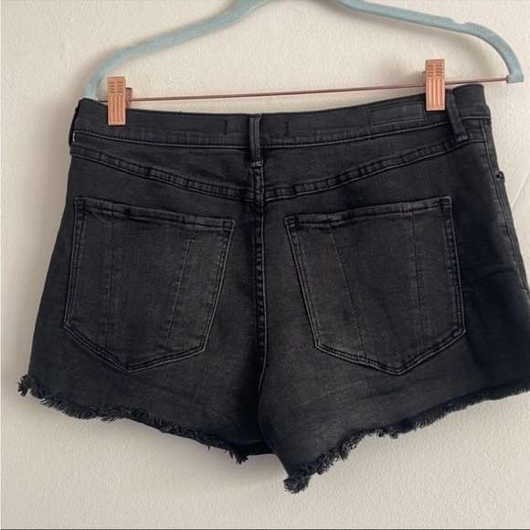 Abercrombie & Fitch Black Denim Shorts - Picture 2 of 6